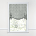 Tulip Roman Shade in Palazzo - Gray