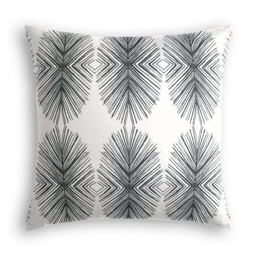 Throw Pillow in Twig Out - Black