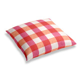 Simple Floor Pillow in Udaya - Berry