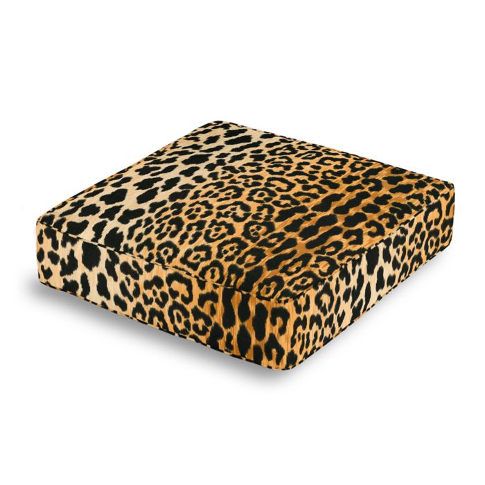 Box Floor Pillow in Untamed - Natural