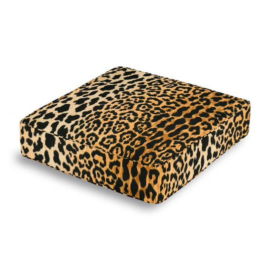 Box Floor Pillow in Untamed - Natural
