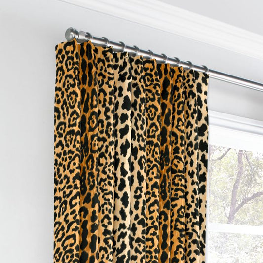Euro Pleat Drapery in Untamed - Natural