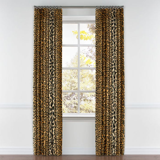 Pinch Pleat Drapery in Untamed - Natural