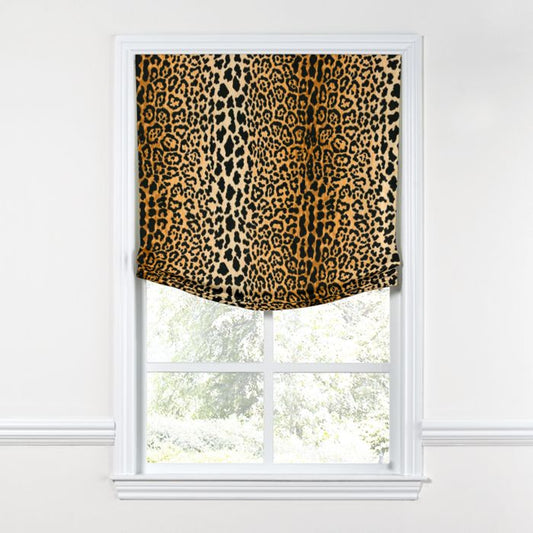 Relaxed Roman Shade in Untamed - Natural