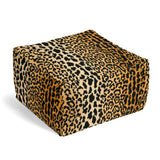 Square Pouf in Untamed - Natural