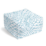 Square Pouf in Waterpolo - Lagoon