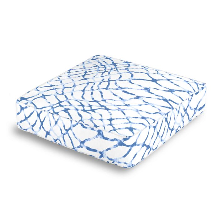Box Floor Pillow in Waterpolo - River