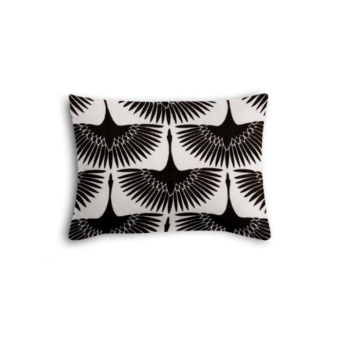 Boudoir Pillow in Wing It - Black