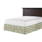 Tailored Bedskirt in XOXO - Teal