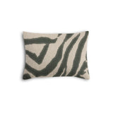 Boudoir Pillow in Zebra Ikat - Steel