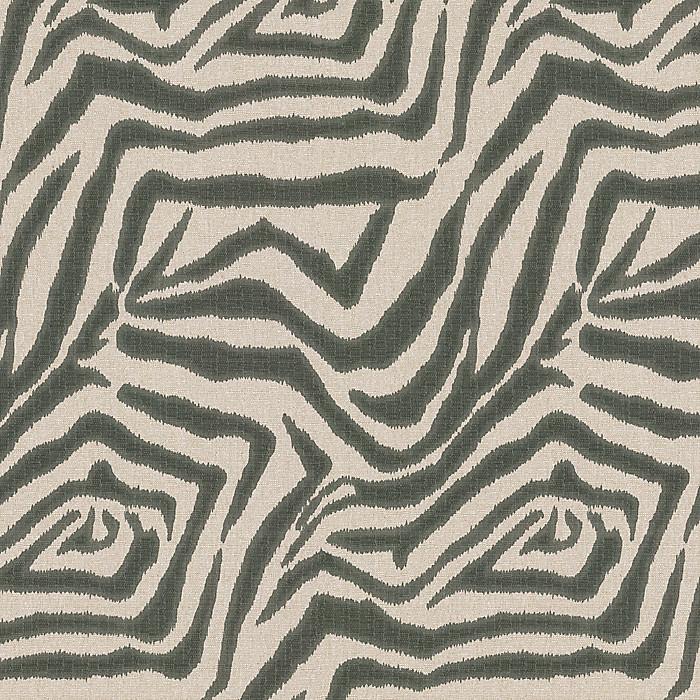 Fabric Swatch: Zebra Ikat - Steel